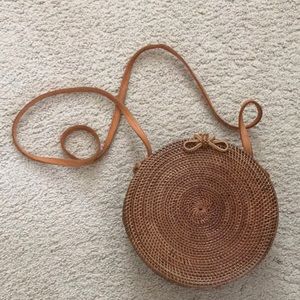 Round Rattan Bag